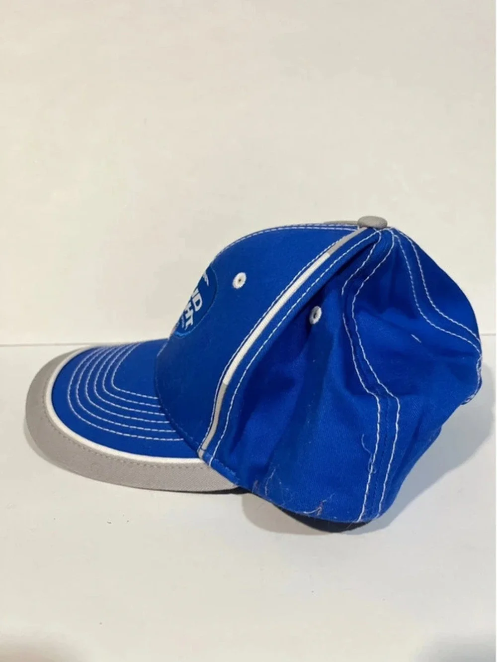 Bud Light Beer Hat NFL Football Sponsor Cap  Adjustable Strap Back Blue Grey hat